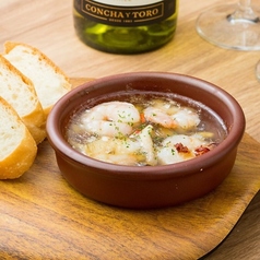 海老ときのこのアヒージョ