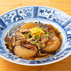 揚げ大根 木の子あんかけ