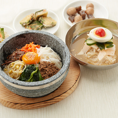 石焼ビビムパ+ハーフ冷麺セット