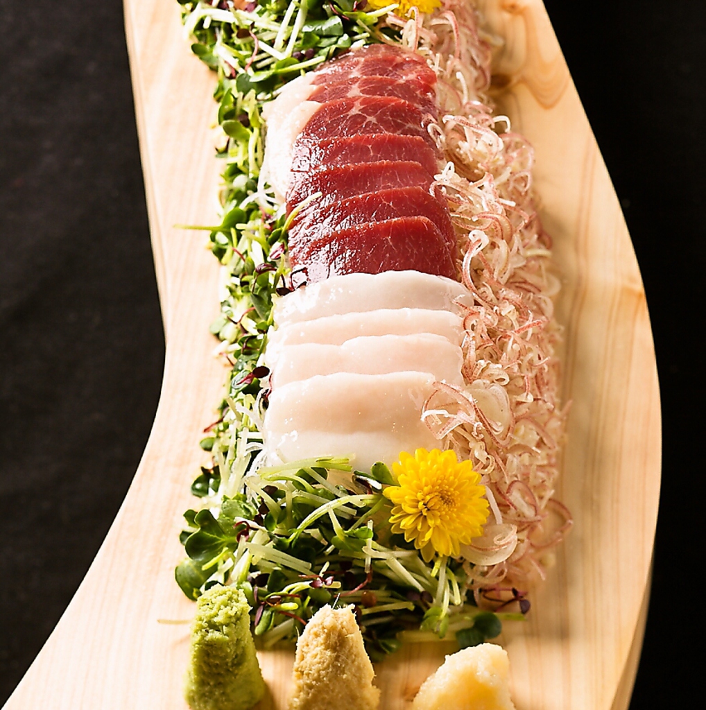 熊本県古閑牧場直送の純国産馬刺しに幻の天草大王、絶品九州ブランド品が宇都宮でお気軽に味わえる♪