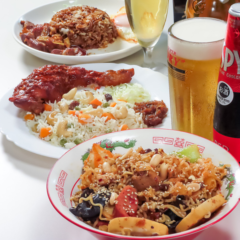 中華からミャンマー料理などアジア料理を堪能♪