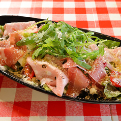 ハムとセルバチコのサラダ