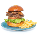 料理メニュー写真&nbsp;ベーコンレタスバーガー