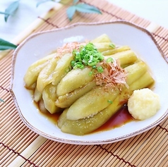 ナスの生姜焼き