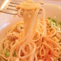 明太子クリームパスタ