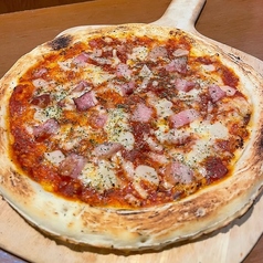 ガーリックベーコンピザ