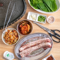 サムギョプサルが美味しい！