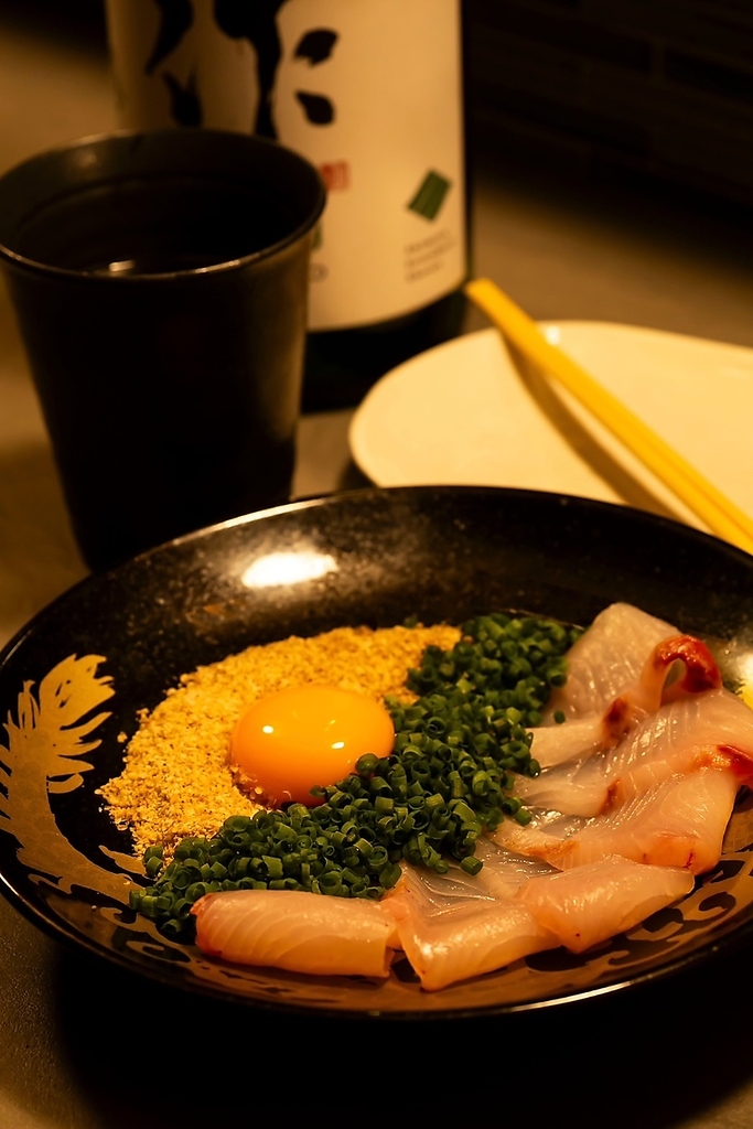 料理長一押しの胡麻カンパチ