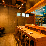 落ち着く雰囲気の店内