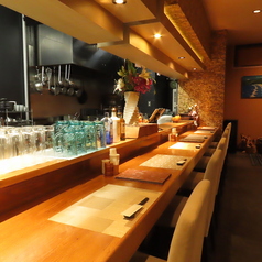 カウンターございます。