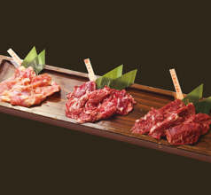 人気ハラミ3点盛り