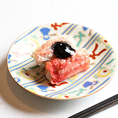 毛ガニとたらばガニの内子がけ