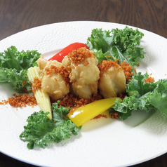 本日のお魚の揚げ物スパイシーパウダー