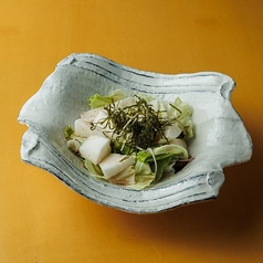 ごろっと長芋サラダ ~梅肉ドレッシングと韓国海苔で~
