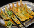 料理メニュー写真&nbsp;野沢菜肉餃子　12個