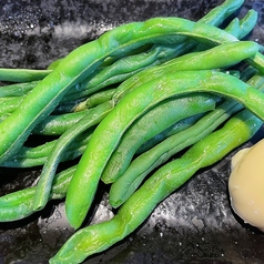 茹でインゲン