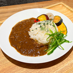 茨城県産野菜と常陸牛の牛すじカレー