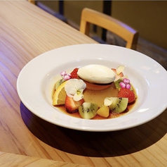 【DESSERT MENU】　プリンの写真