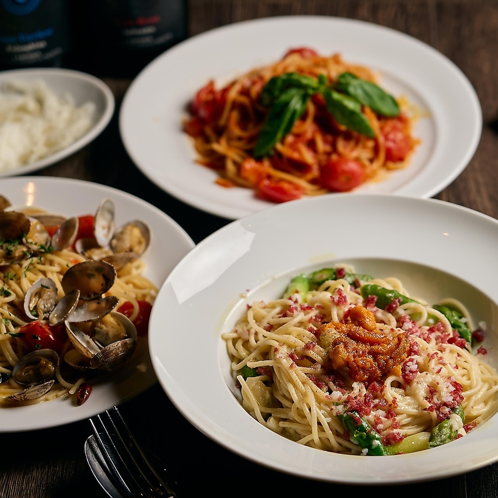 LOGICの本格イタリアンコースはいかがですか？特別な日には贅沢コース、女子会には飲放付コースで♪