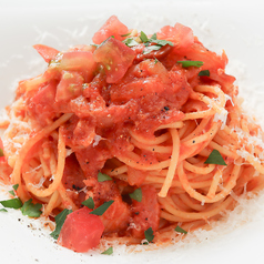 ベーコンと玉葱のトマトソーススパゲティ「アマトリチャーナ」