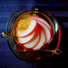 日替わりデザート 県産りんごのプリン