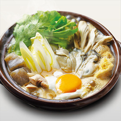 牡蠣入り味噌煮込みうどん