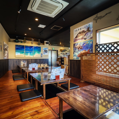 2名掛けの掘りごたつ席は、連結可能！最大20名様でご利用いただけます！