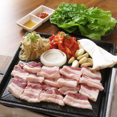 【田原ポーク】サムギョプサルセット