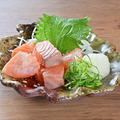 炙りトロサーモン おろしポン酢