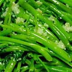 空芯菜の炎炒め