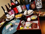日本酒とのペアリングコースも人気！！