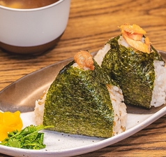 お好きなおむすびセット（スープ付き）2個