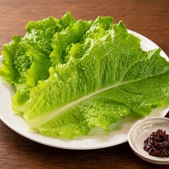 焼肉サンチュ (肉味噌付)