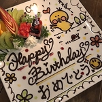 誕生日や記念日にはサプライズプレートをご用意★お気軽にお問い合わせください♪