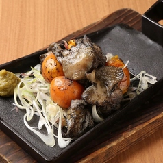 希少盛り！鶏ざぶとん×きんかんの炭火焼き