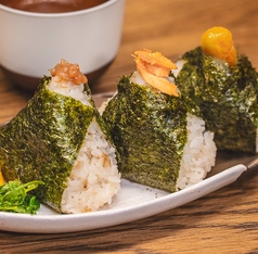 お好きなおむすびセット（スープ付き）3個