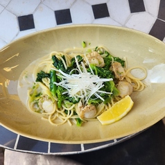 帆立と季節野菜の塩糀レモン