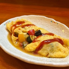 キムチーズオムレツの写真