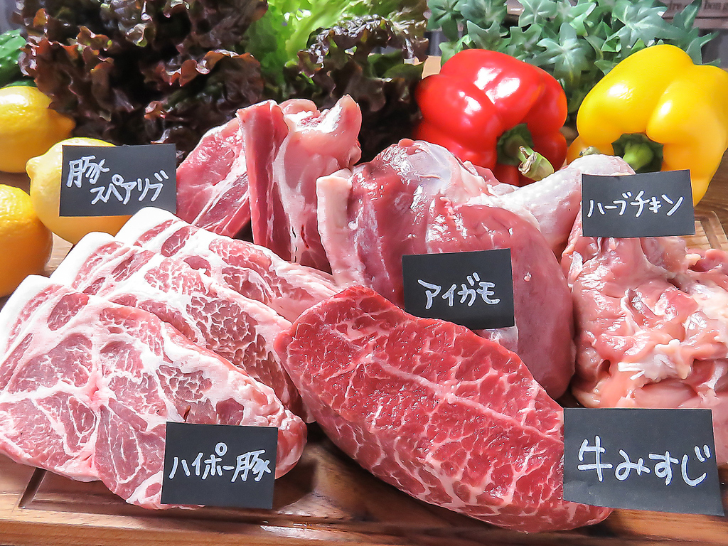 ≪牛ミスジステーキ含む≫120分飲み放題付き全8品4000円コース！