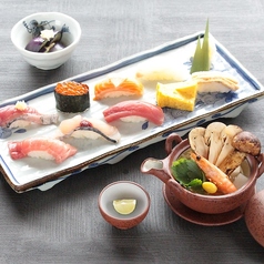 松茸土瓶蒸しとにぎり鮨