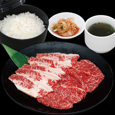 牛2品定食 お肉140g≪たれ焼≫