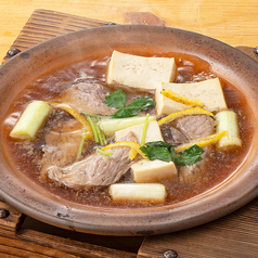 鮪ホホ肉と葱 小鍋