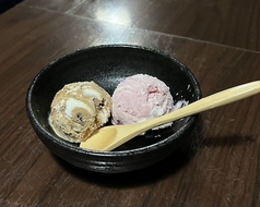 本日のアイスクリーム（2種盛り）/本日のシャーベット（2種盛り）