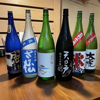 焼酎・日本酒へのこだわり◎