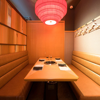 ゆったりとした時間が流れる店内で