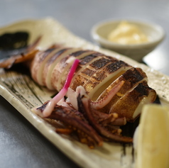 イカの一本焼き