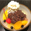 料理メニュー写真 クリームあんみつ