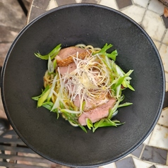 合鴨とねぎたっぷり和風オイル