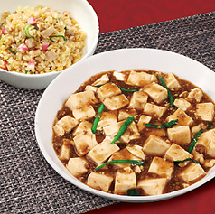 麻婆豆腐＋炒飯