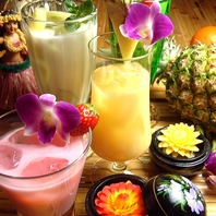南国気分が味わえる♪トロピカルな本格カクテルが豊富★